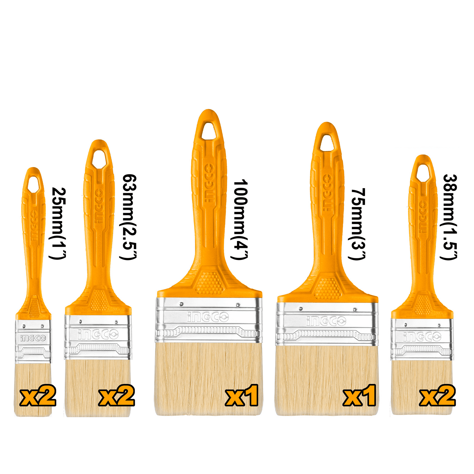 INGCO CHPTB7860801 Set četki za farbanje, 8 komada