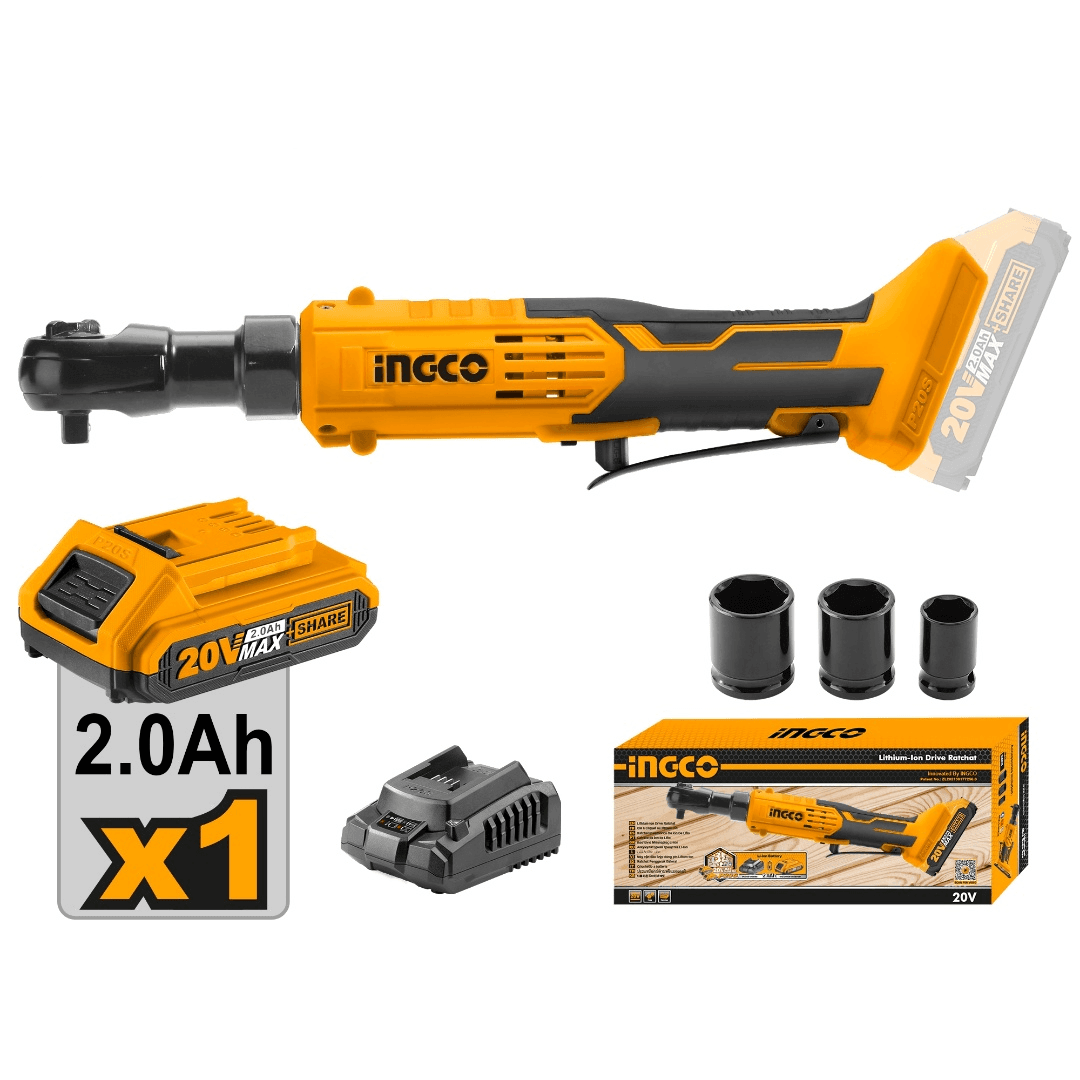 INGCO CDRLI206015 Aku račna, 20V, 3/8"