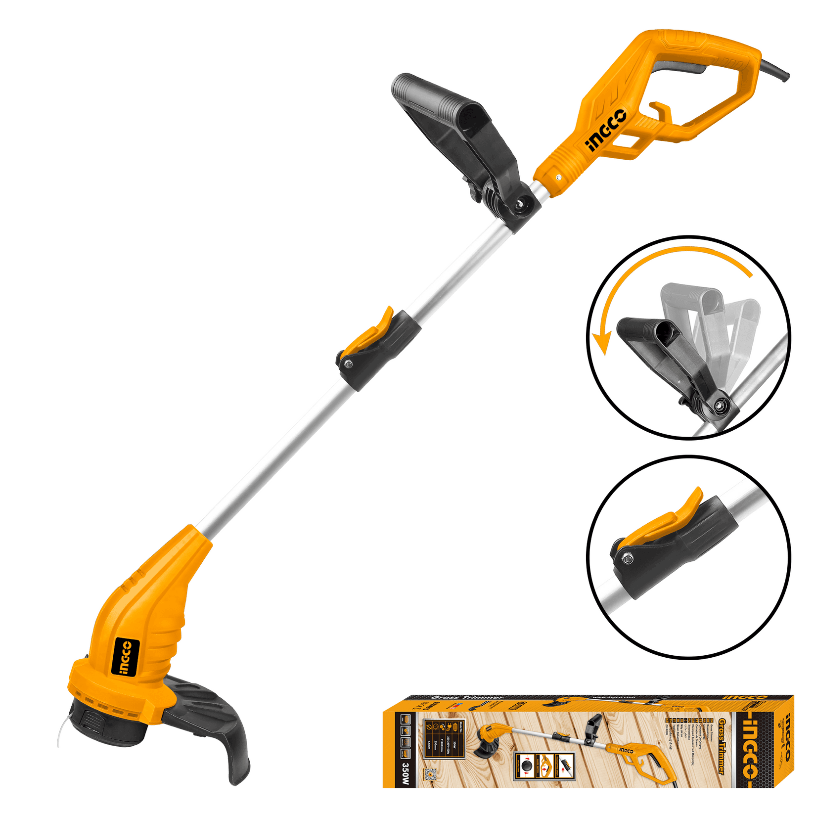 INGCO Električni trimer za travu GT3512