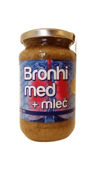 Bronki med + mleč, 500g