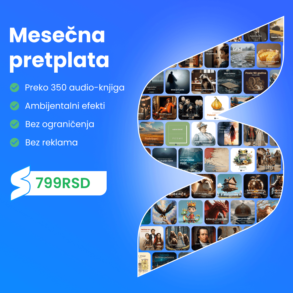 Mesečna pretplata za audio-knjige na Slušaj.rs