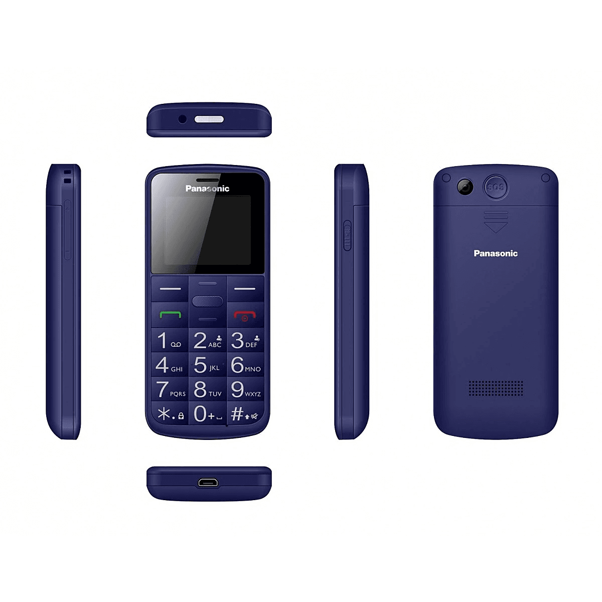 Selected image for Panasonic KX-TU110 4,5 cm (1.77") Plavo Telefoni sa dodatnim opcijama