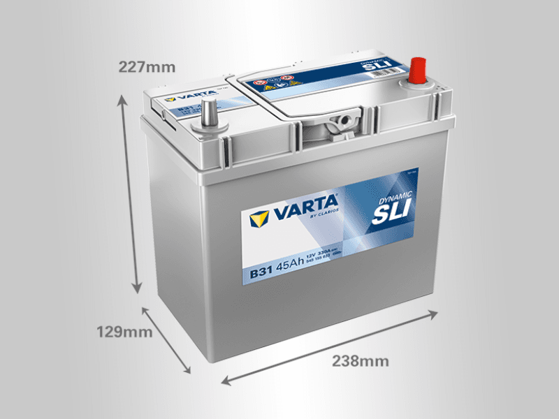 Varta Akumulator ASIA Dynamic Sli, 12V, 45Ah