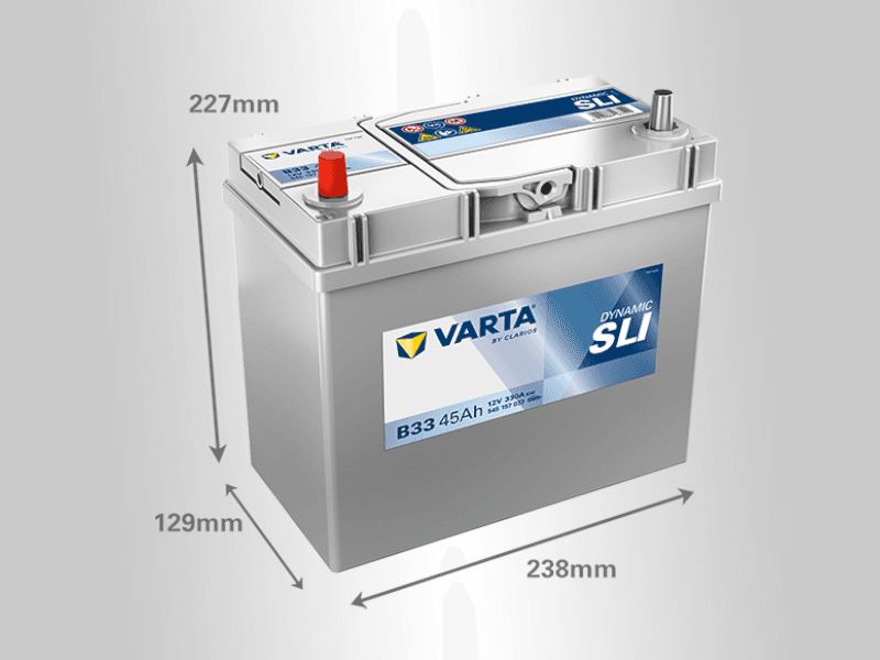 Varta Akumulator ASIA Dynamic Sli, 13V 45Ah
