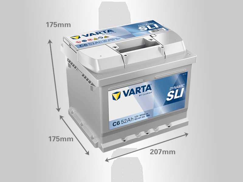 Varta Akumulator Dynamic Sli, 12V, 52Ah