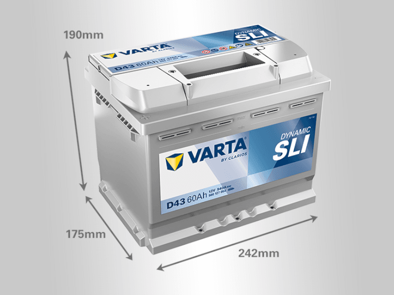 Varta Akumulator Dynamic Sli, 12V, 60Ah