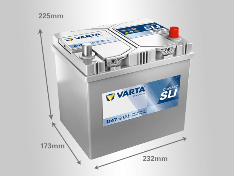 Varta Akumulator ASIA Dynamic Sli, 12V, 60Ah