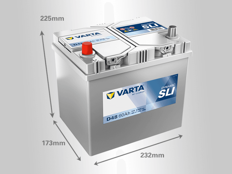 Varta Akumulator ASIA Dynamic Sli, 12V, 60Ah