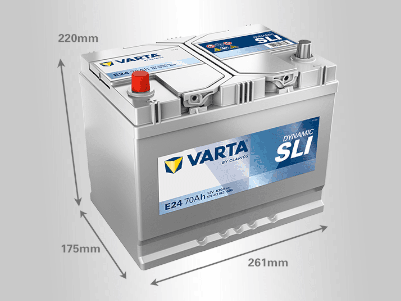 Varta Akumulator ASIA Dynamic Sli, 12V, 70Ah