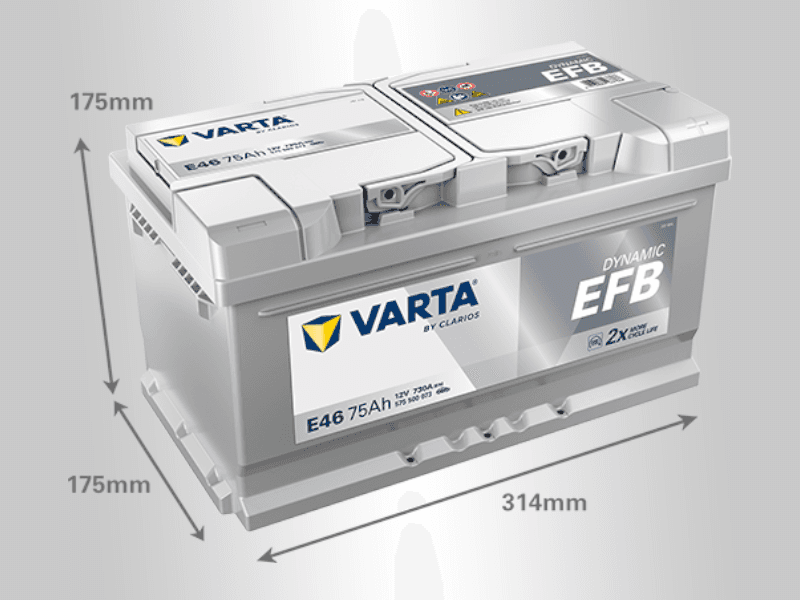 Varta Akumulator EFB Blue Dynamic, 12V, 75Ah