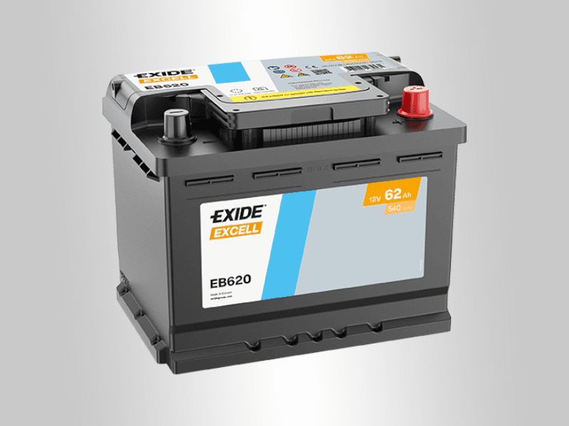Exide Akumulator Excell, 12V, 62Ah