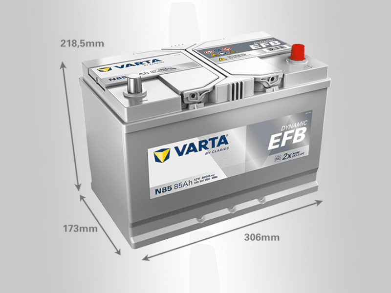 Varta Akumulator ASIA EFB Blue Dynamic, 12V, 85Ah