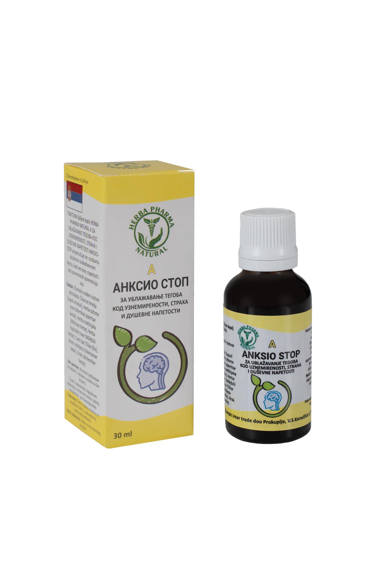 OLYMPIC Anksio Stop Tinktura, 30ml