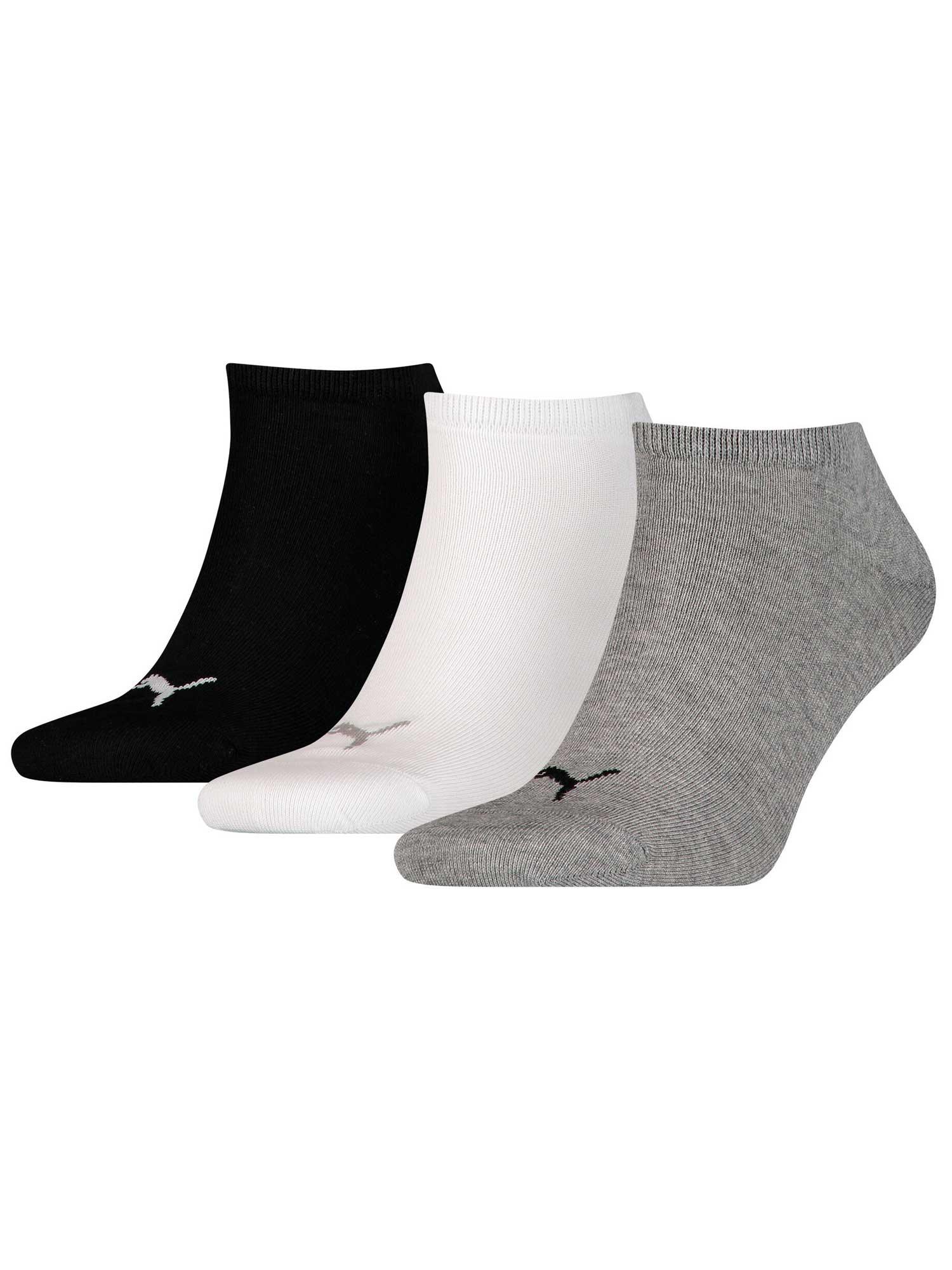 PUMA Čarape 3/1 sive, bele i crne