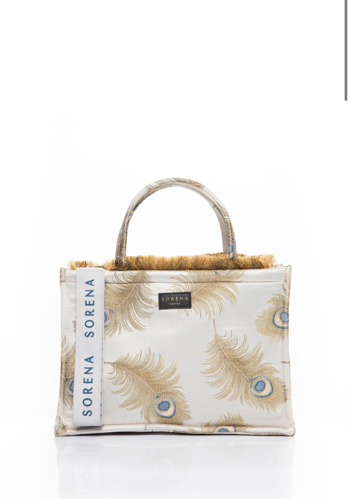 SORENA HANDMADE Ženska torba Pagona medium tote, Krem