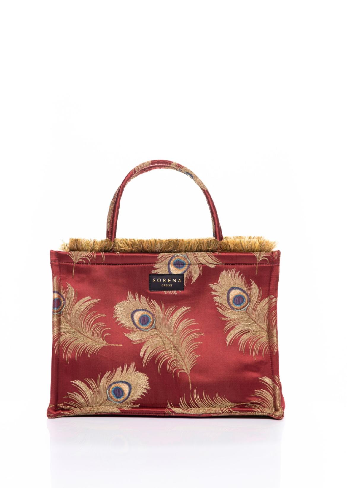 SORENA HANDMADE Ženska torba Pagona medium, Crvena