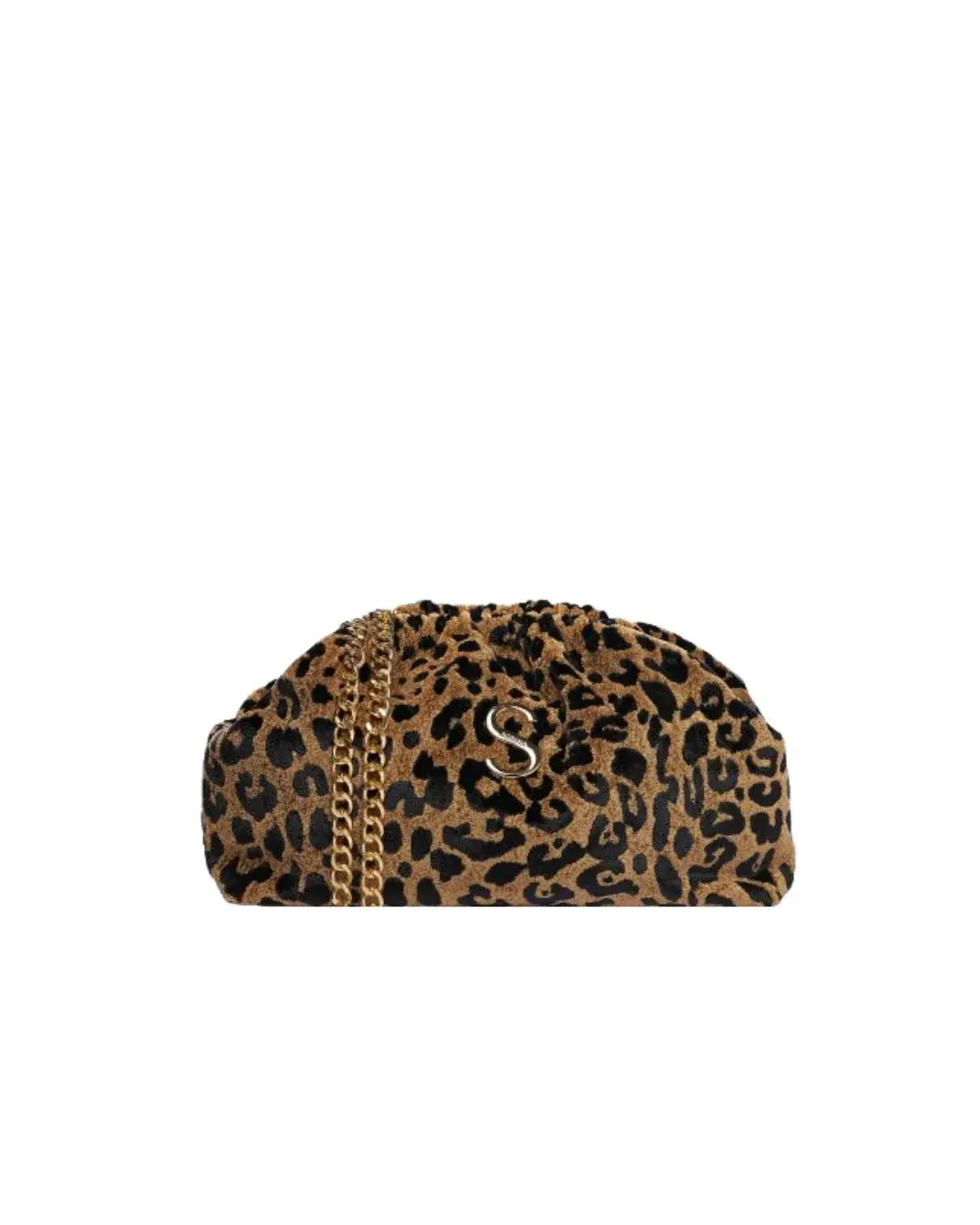 Sorena Handmade Ženska Leopard bucket torbica, Braon