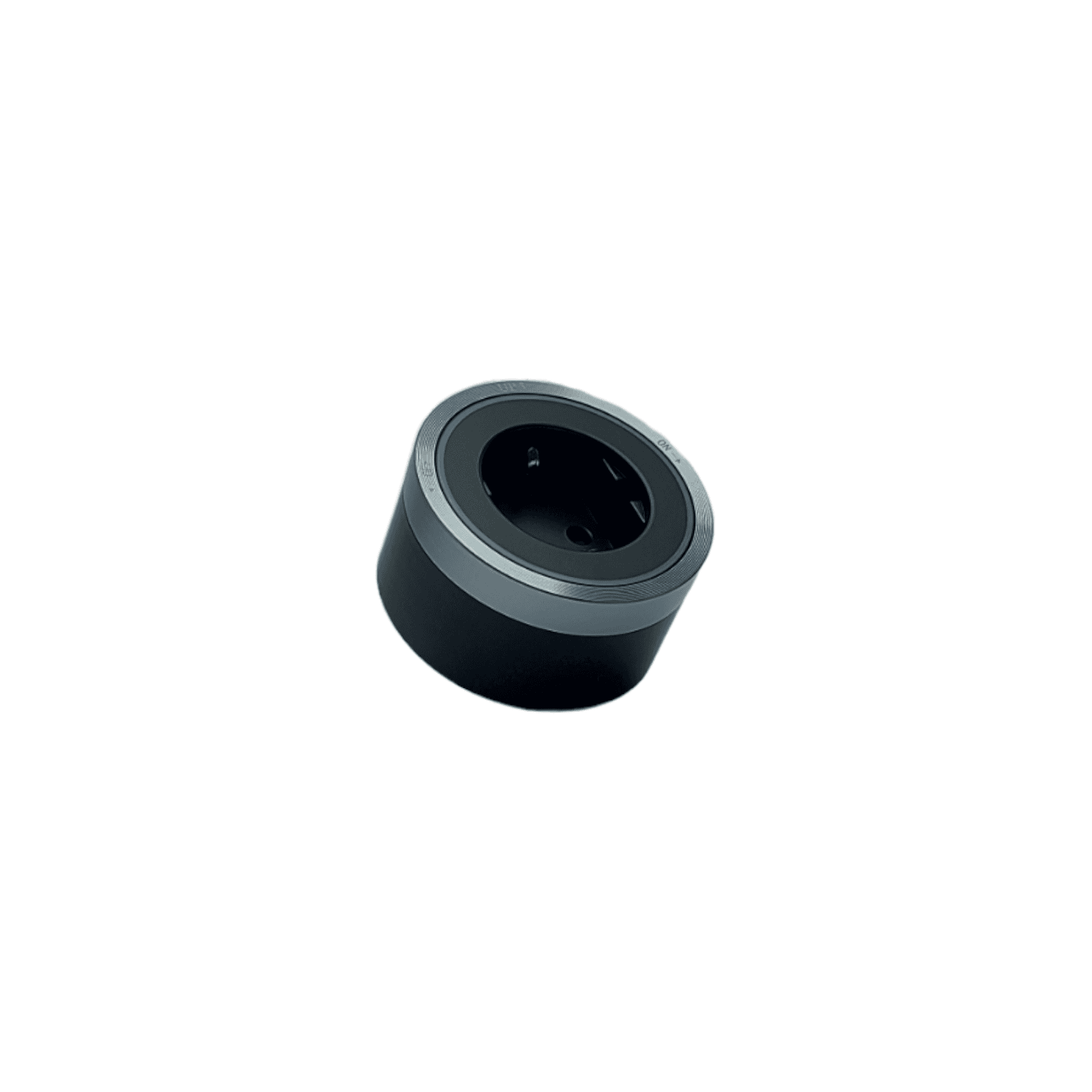 Souris Šuko utičnica, LED ambijentalni prsten, Crno-siva