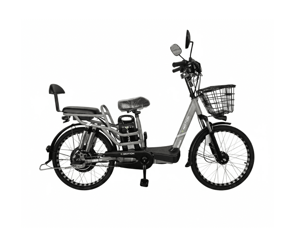 E Motion Električni bicikl Skočko, 24", Sivi