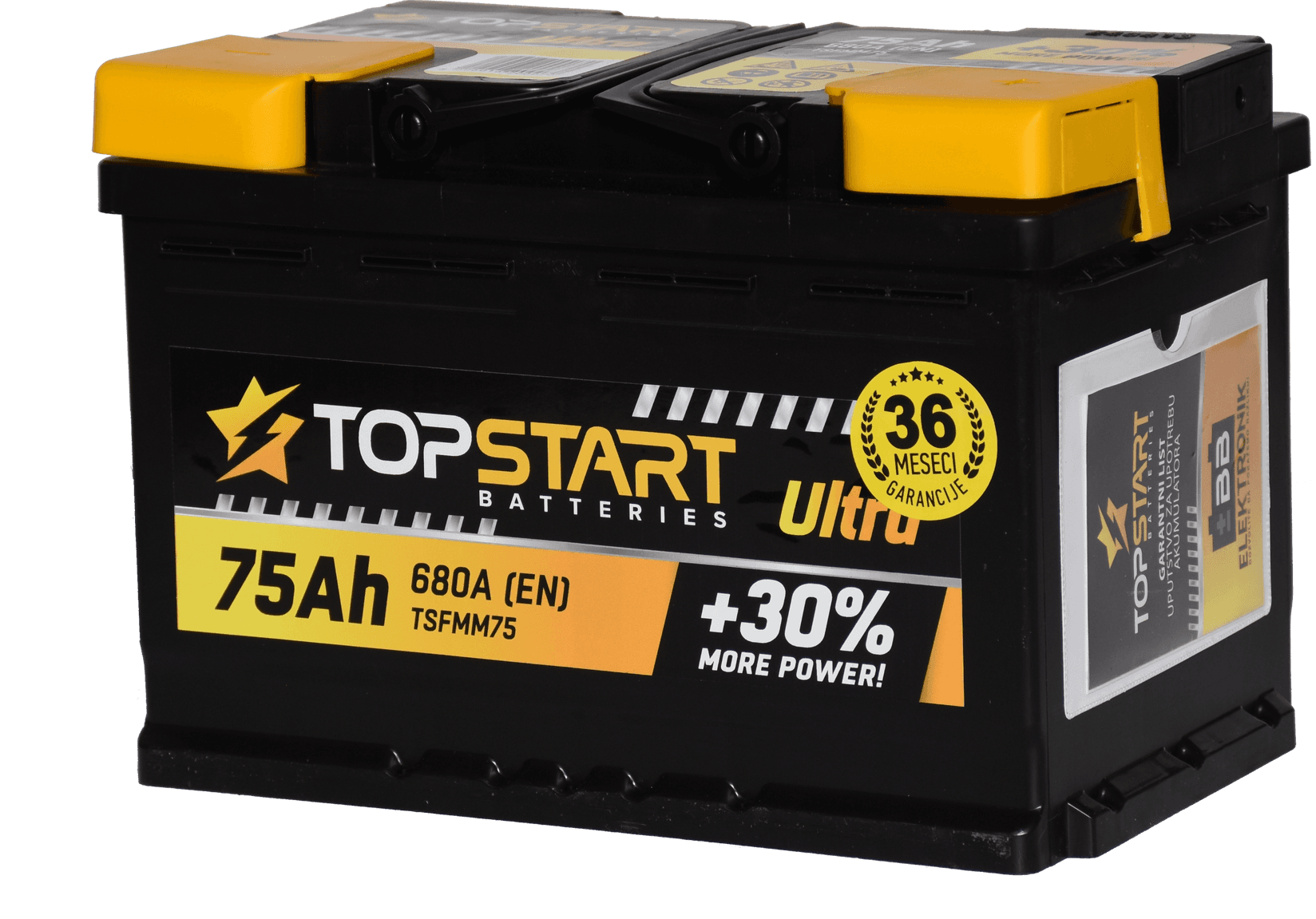 TOP START Akumulator 12V 75Ah 680A/En