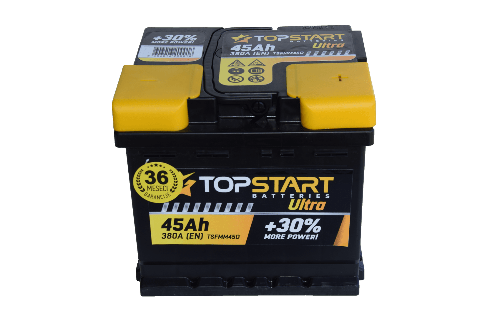 TOP START Akumulator 12V 45Ah L+ 380A/En