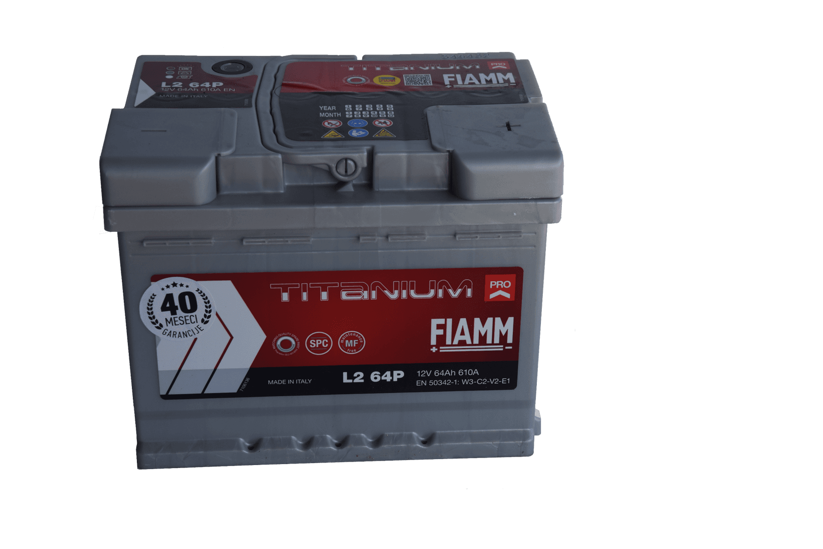FIAMM TITANIUM PRO Akumulator 64Ah 610A/En