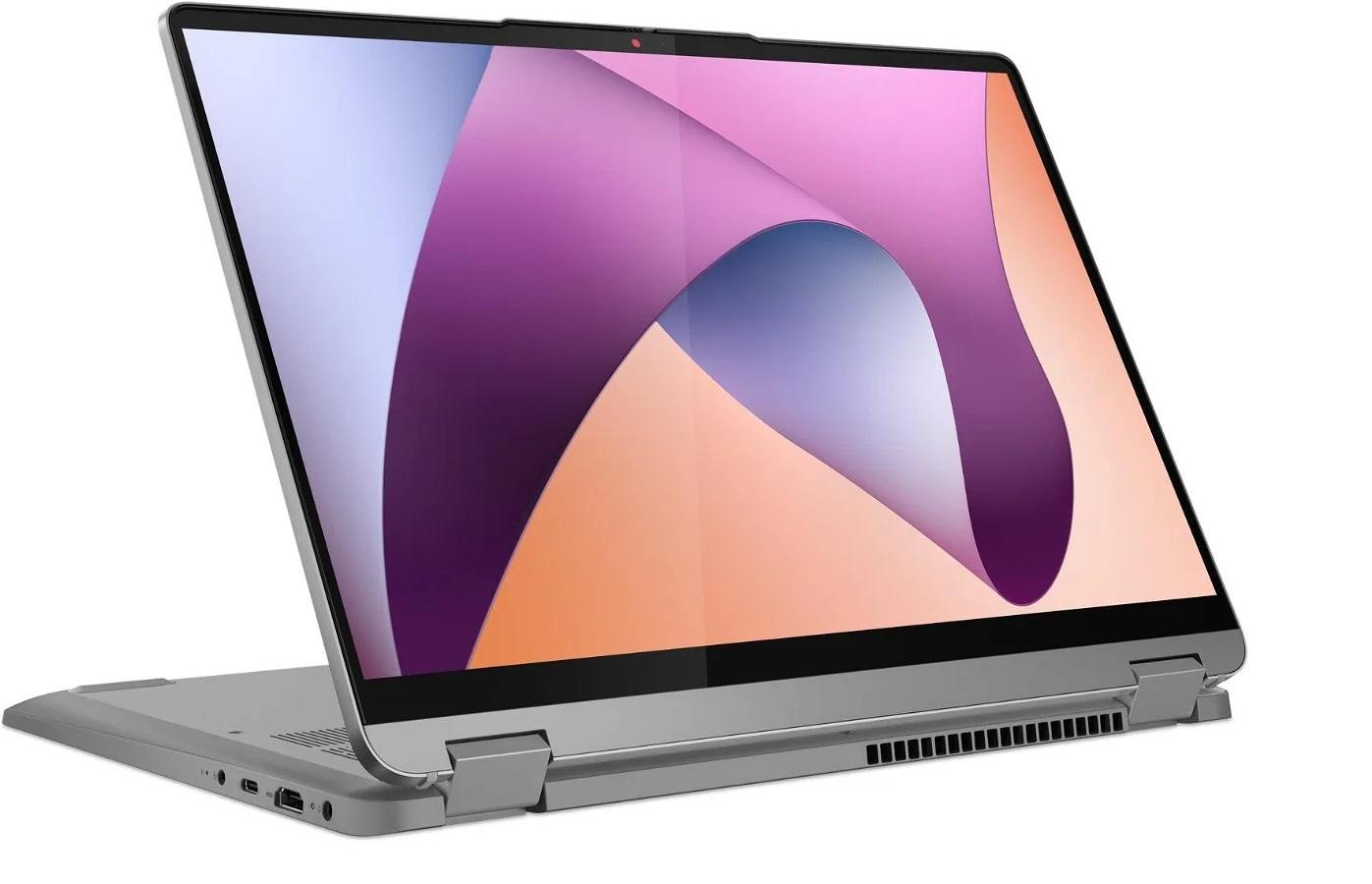 Selected image for LENOVO 82XX00B7YA IdeaPad Flex 5 14ABR8 Laptop, 14", R7-7730U, 16GB, 512GB SSD, WUXGA, Touch IPS, Radeon Graphics, Win11Home, Sivi