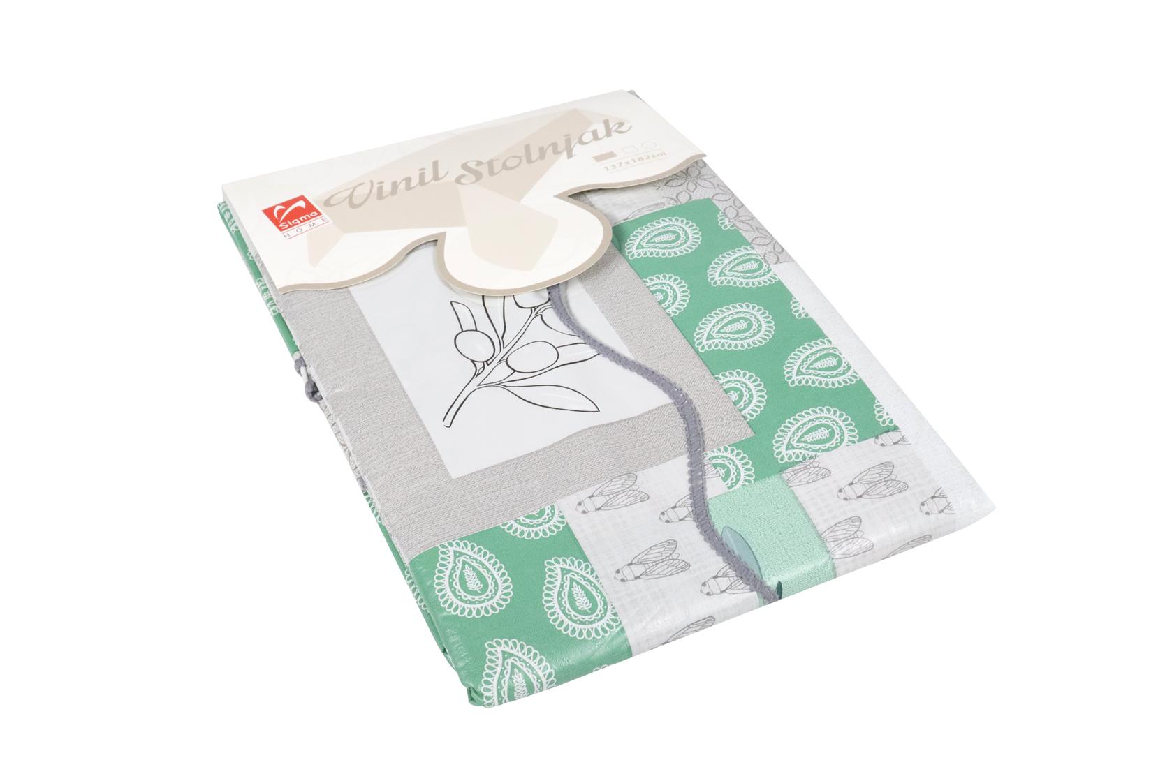 Sigma Vinil Stolnjak CHB-RE-789E, 137x182cm, Olive