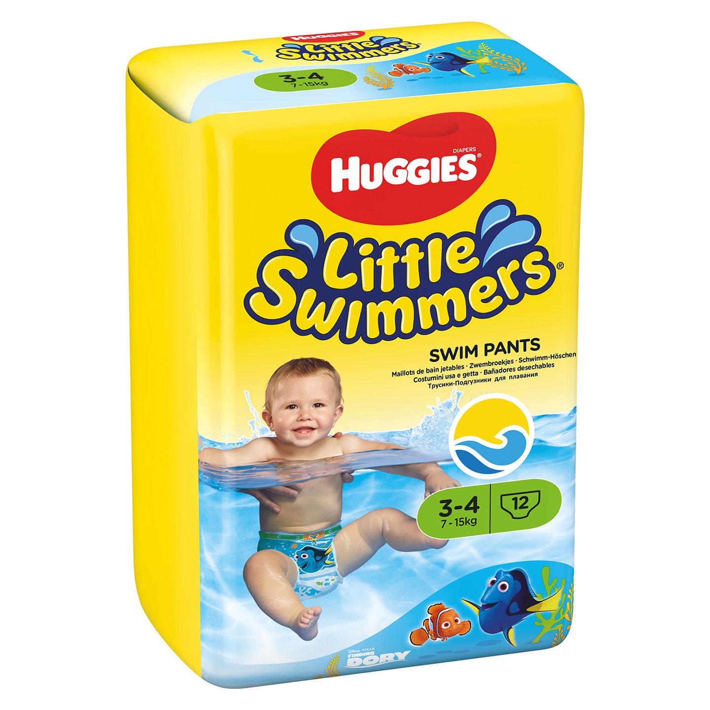 Selected image for Huggies Pelene za kupanje Little Swimmers, Veličina 3-4, 7-15kg, 12 komada