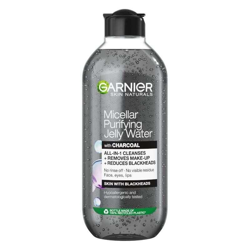 GARNIER Gelasta micelarna voda Skin Naturals Charcoal 400ml