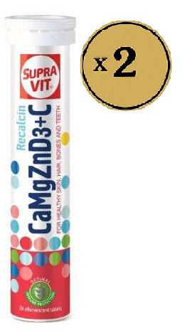 Supravit Šumeće tablete CaMgZn+D3+C A20, 2 komada