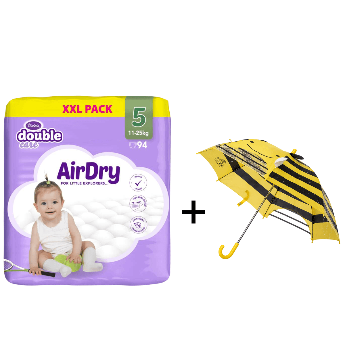 Violeta DC Pelene Air Dry 5, 11-25 kg, 94/1 + Kišobran pčelica