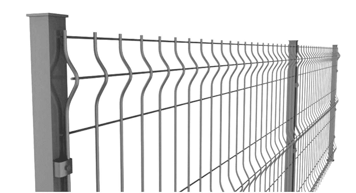 3D Panelna ograda 2.5m x 1.73, 4mm, Pocinkovana i plastificirana, Antracit RAL 7016