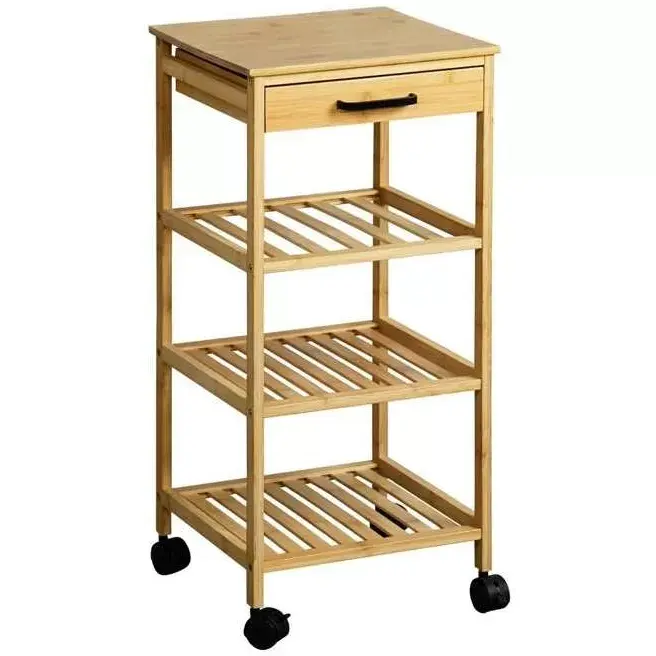 Kesper Višenamenska polica sa točkićima KSP25819, 33x73x33cm, Hrast