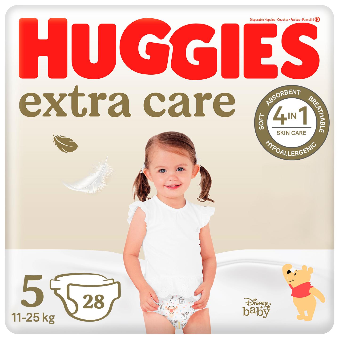 Huggies Pelene Extra Care 5, Jumbo, 11-25 kg, 28/1