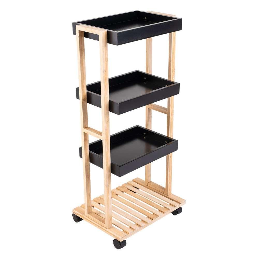 Estia Višenaminska polica sa točkićima ES01-13035, 40x38x88cm, Bambus