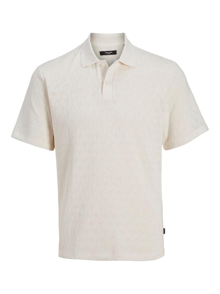 JACK & JONES Muška polo majica 12275090, Bela