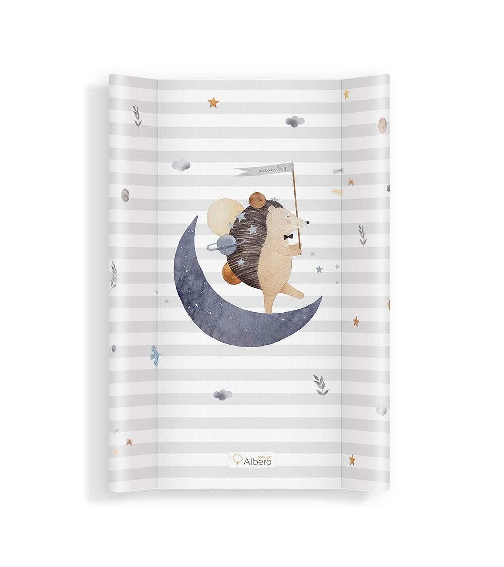 AlberoMio podloga za presvlačenje 70x47cm, Moon Hedgehog PT70 CP3, siva
