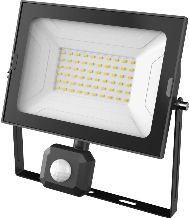 AVIDE Reflektor sa senzorom Slim PIR LED SMD 4K 50W crni