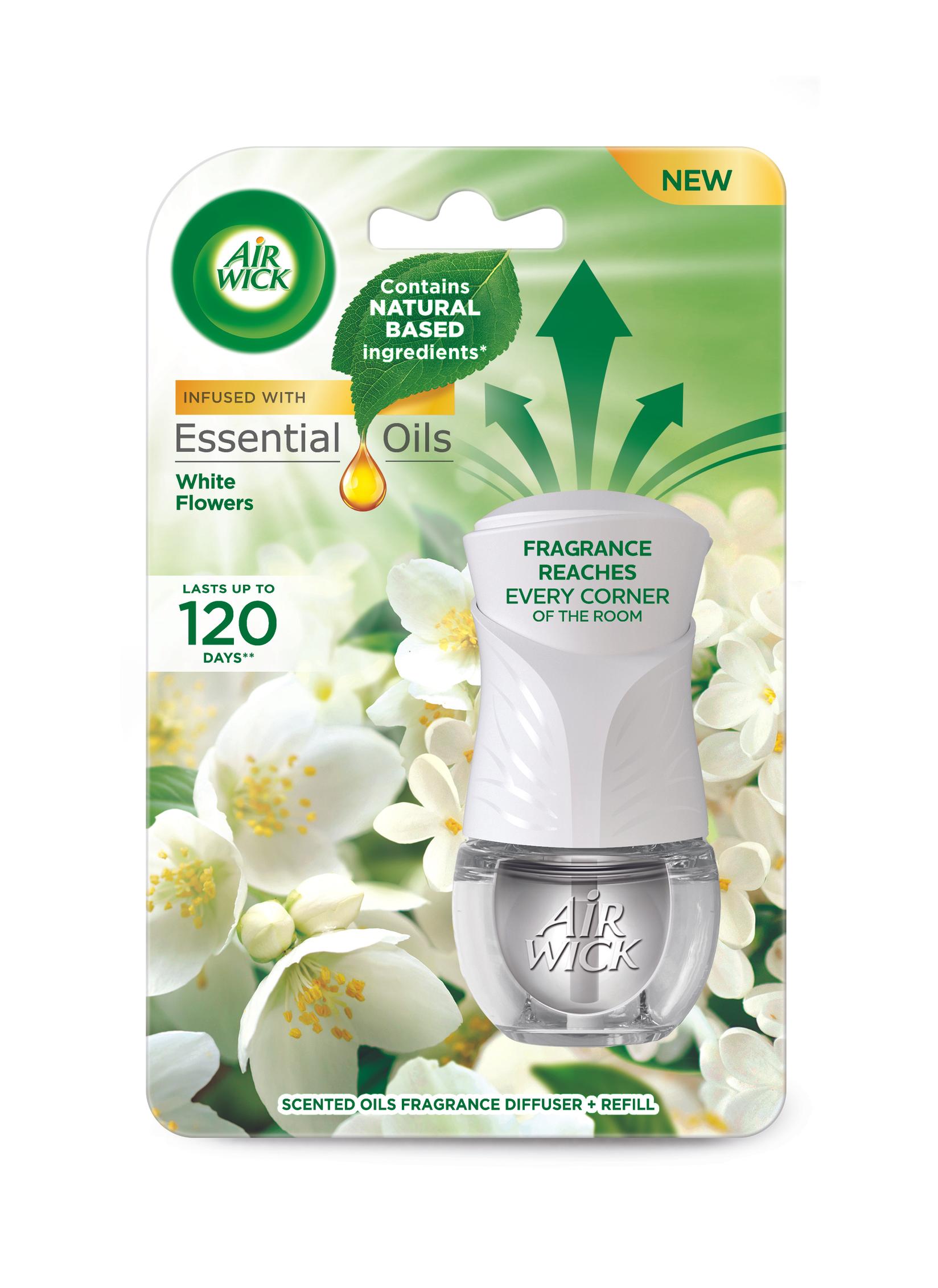 AIRWICK Osveživač EL. komplet, Belo cveće, 19 ml