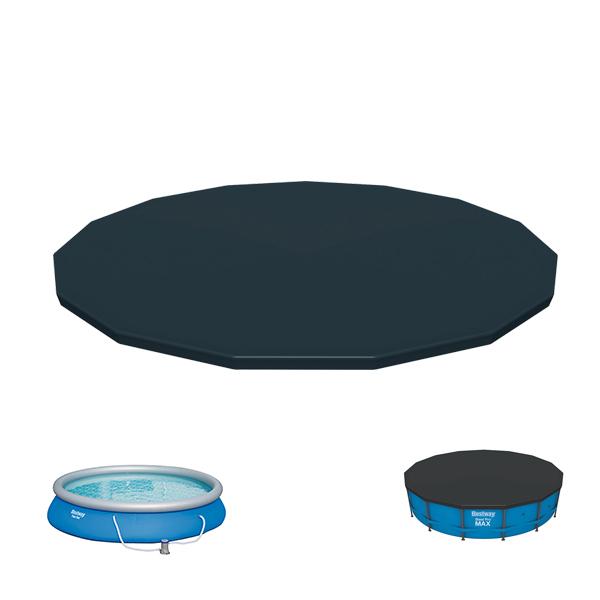 BESTWAY Prekrivač za bazen 305cm crni