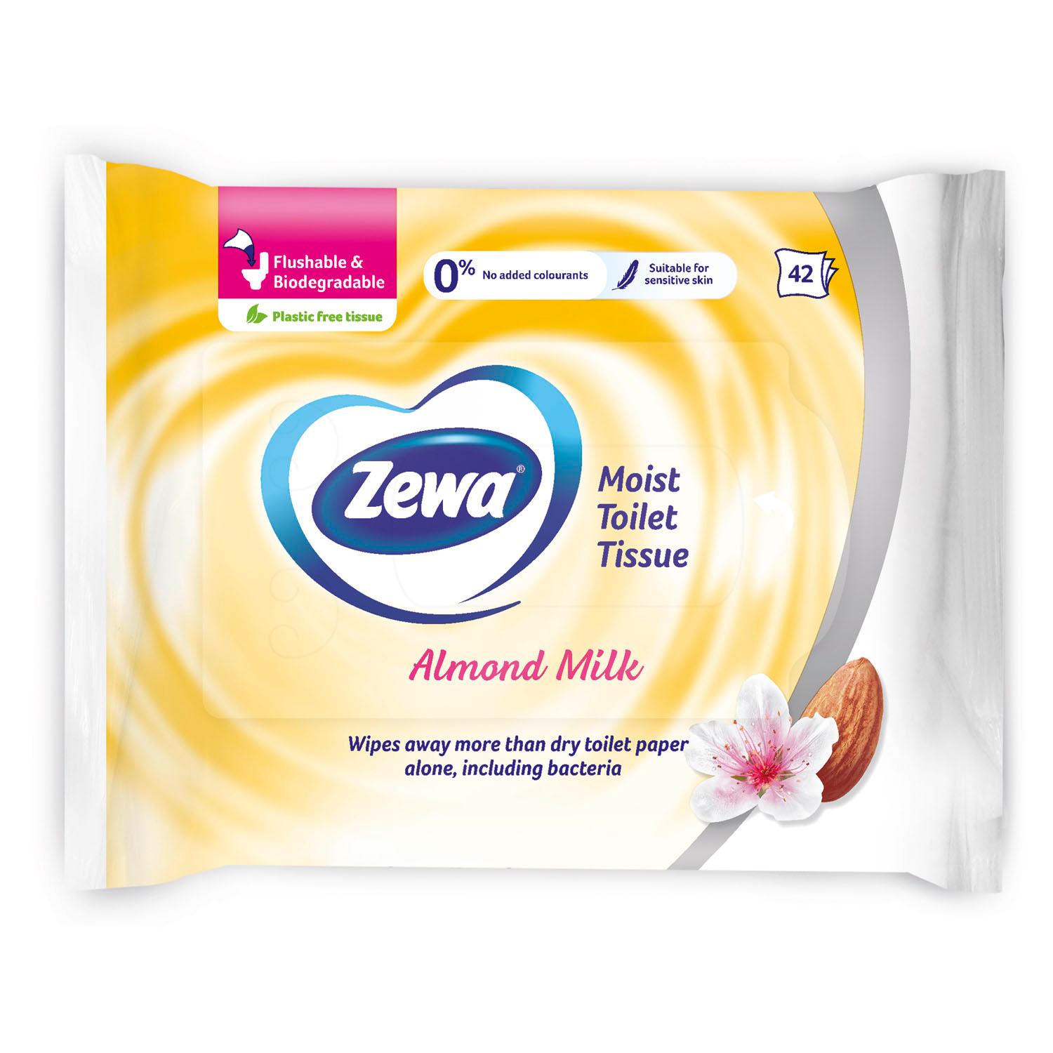 Selected image for ZEWA Vlažni toaletni papir Moist Almond Milk 42/1