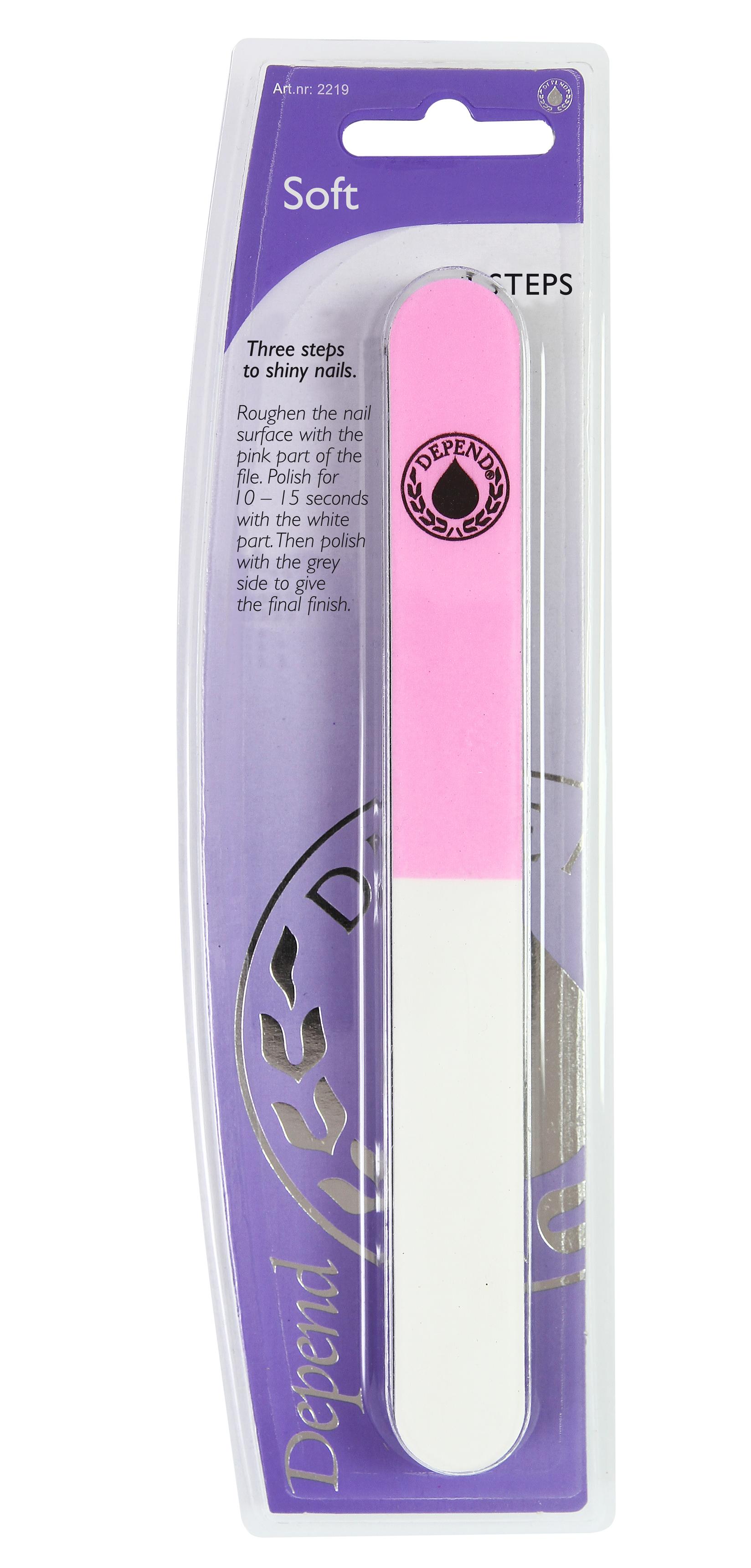 Depend Turpija za nokte za fino poliranje 3 koraka