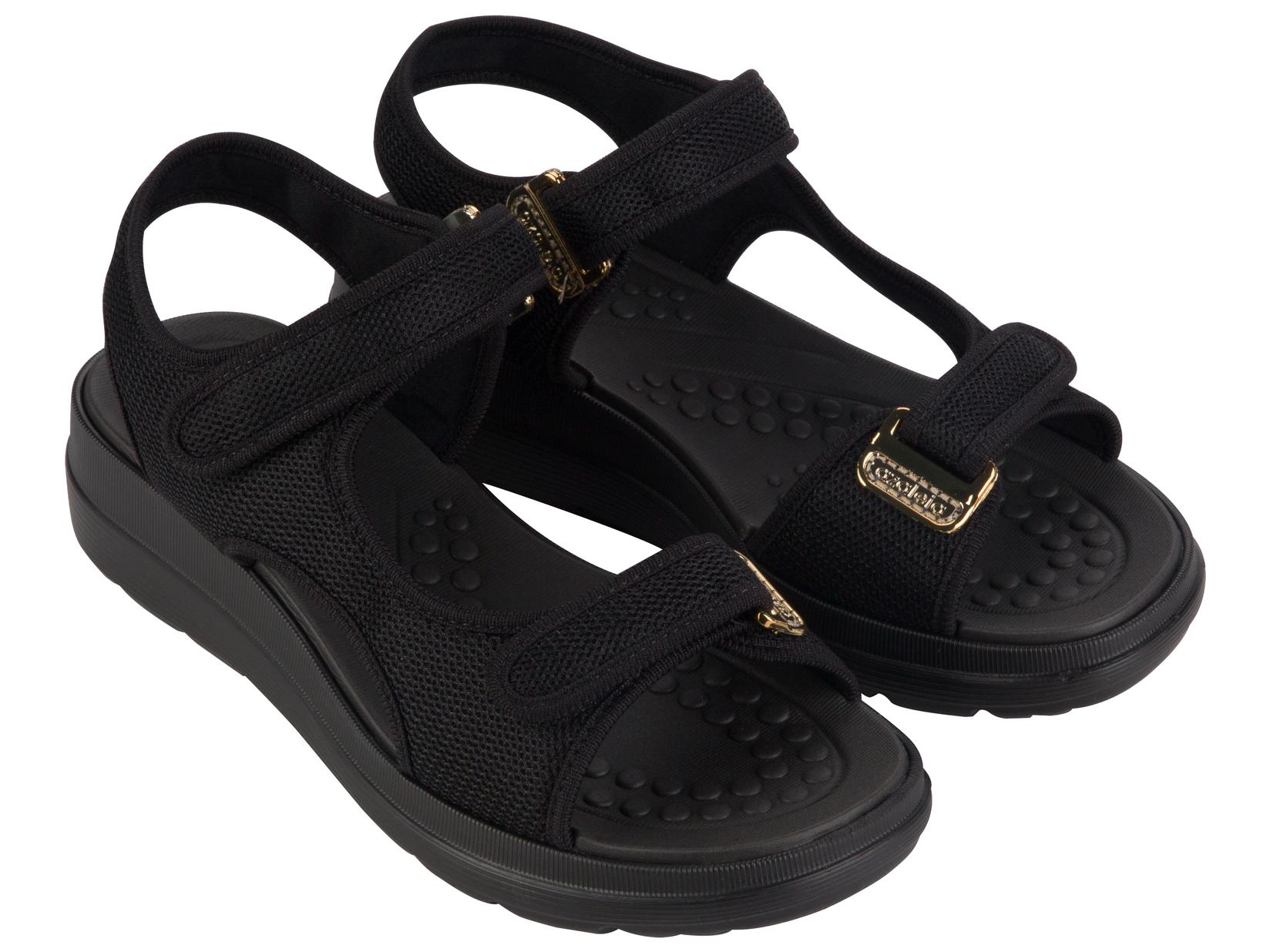 Azaleia Ženske sandale 18833-AT004, Greice Soft Papete, Crne