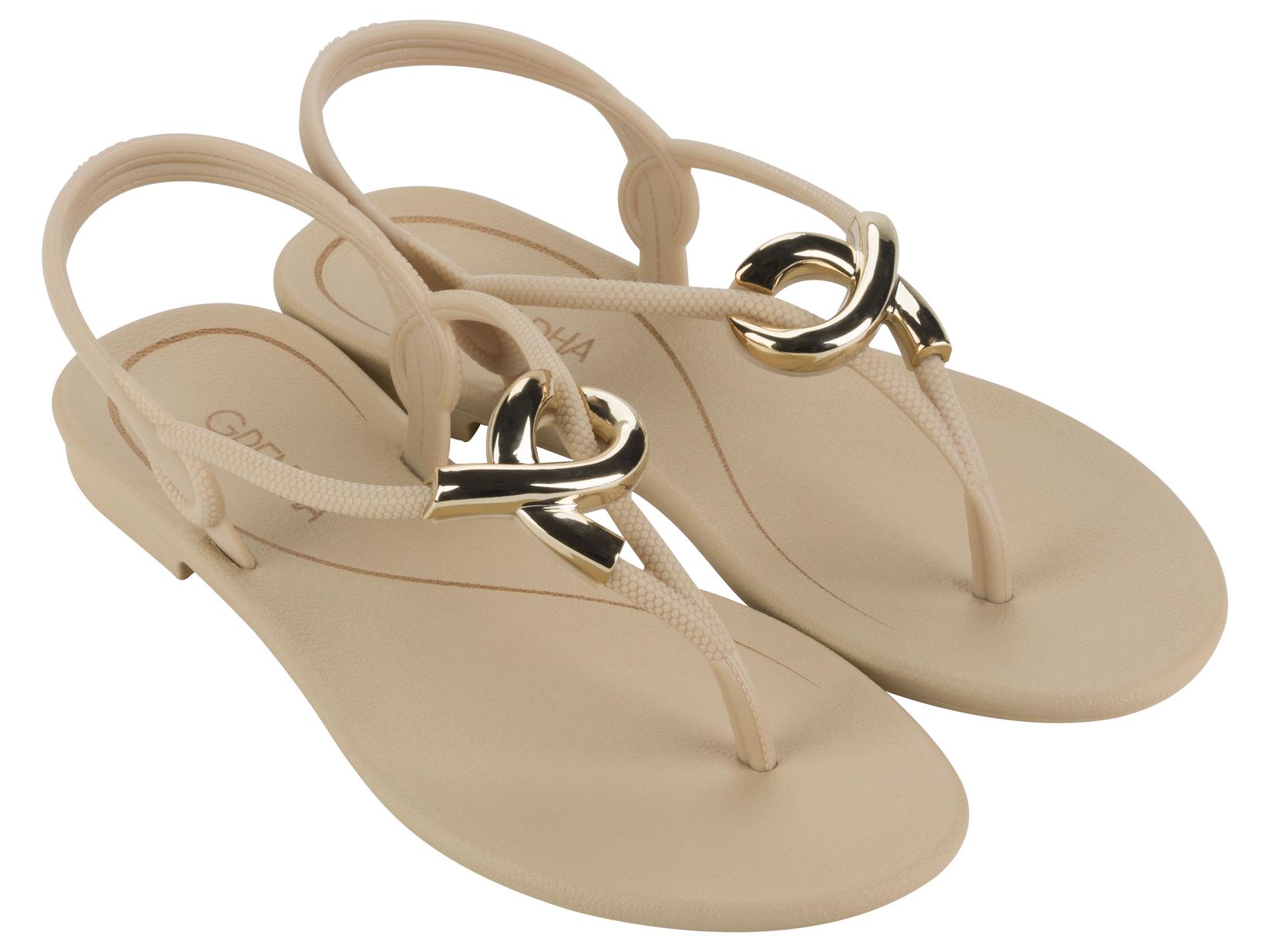 Grendha Ženske sandale 18869-AT688, Cacau Enlace Sand Ad, Bež