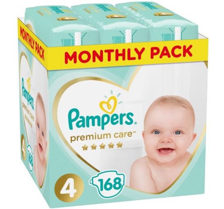 Pampers Pelene Premium Care 4, Monthly pack, MSB, 168/1