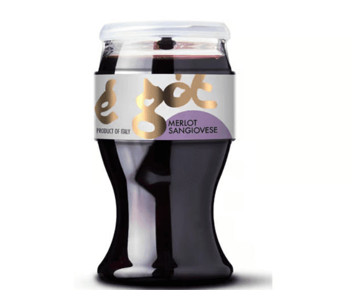 Cevico Crveno vino Merlot Sangiovese u čaši, 0,187l