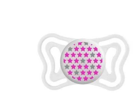 CHICCO  Cucla za bebe Zvezdice light Noćna 2-6m Roze-siva