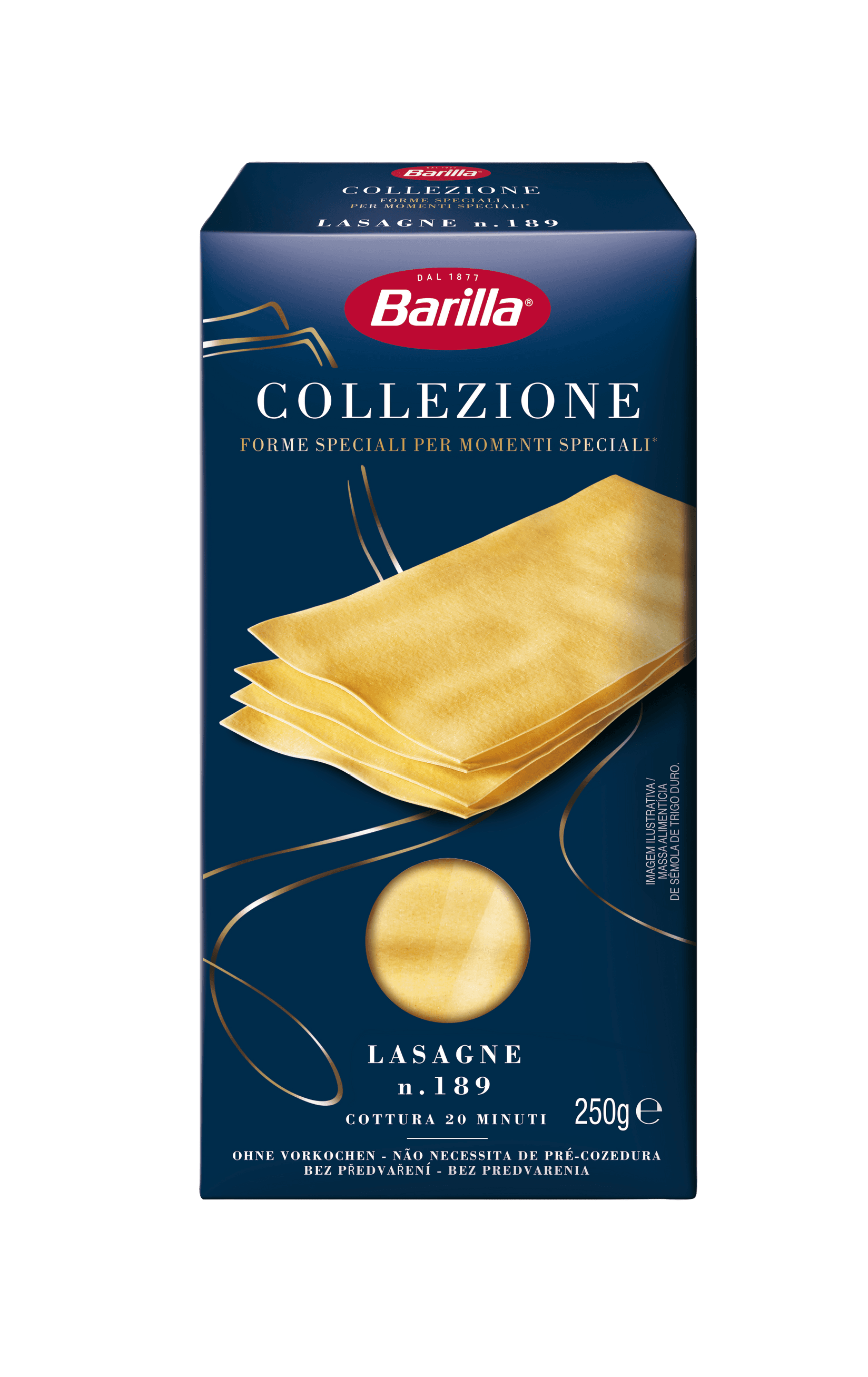 BARILLA Testenine Lasagne Semola 250g