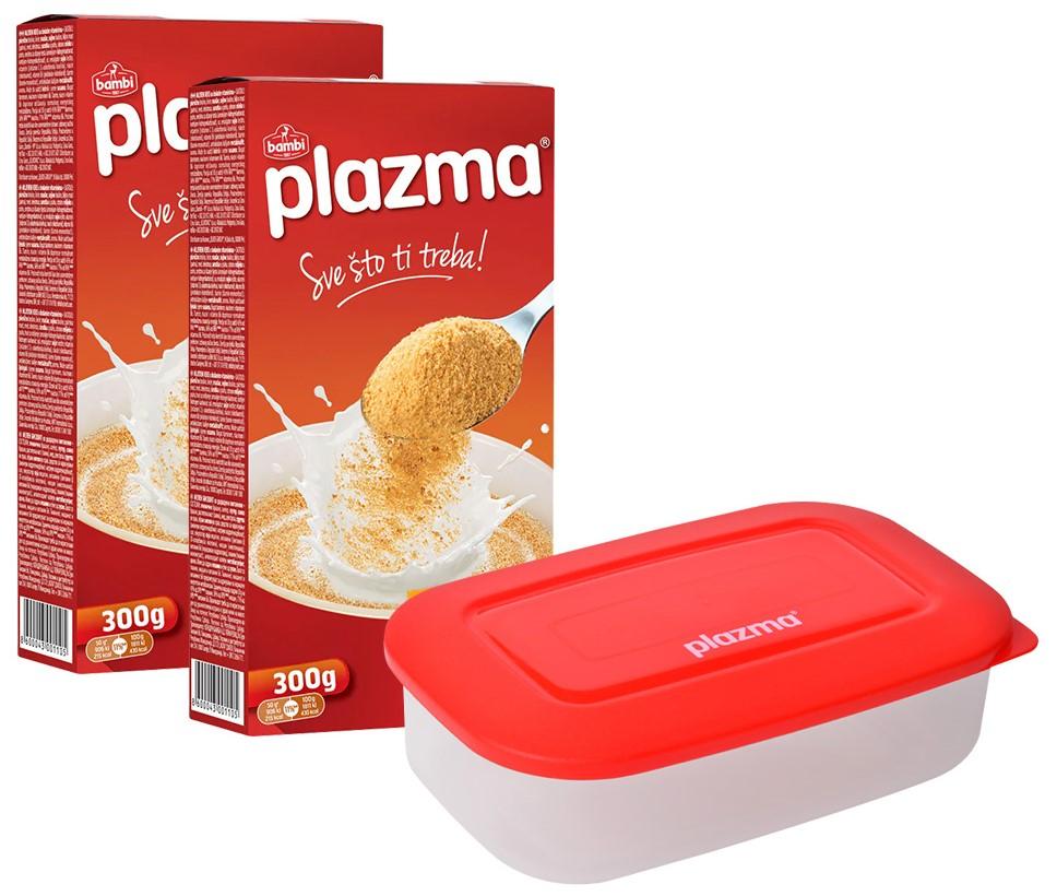 Selected image for PLAZMA Mleveni keks 2x300 + Frigo činija